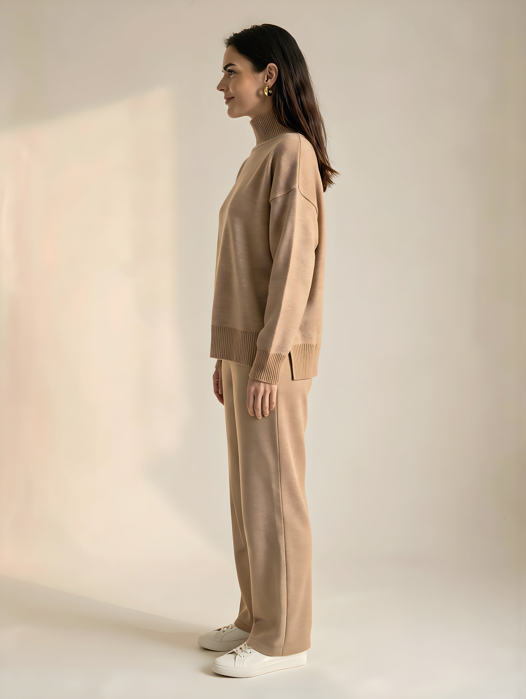 #color_Khaki Set Incastri vista laterale